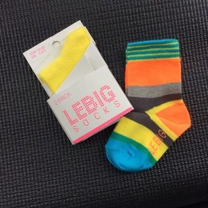 Baby Socks Le Big 80% cotton 1-2 yr neon s…